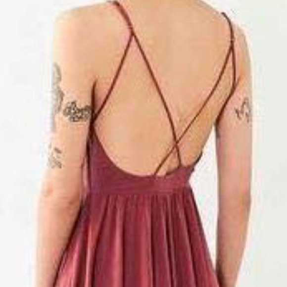 Urban Outfitters Silence + Noise Red Romper Small - Picture 6 of 11